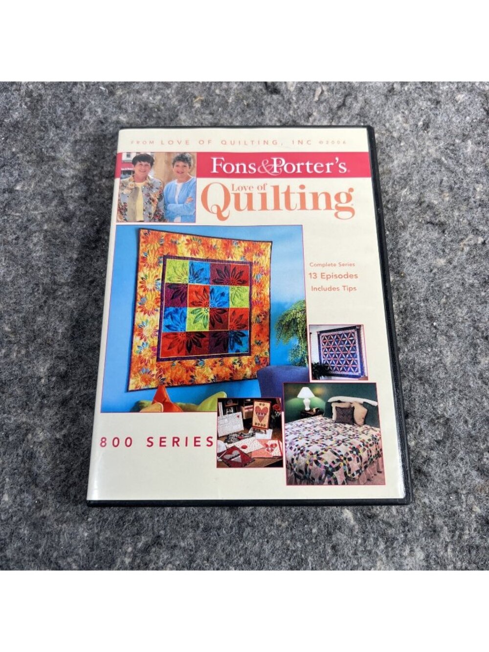 Fons & Porter’s love of quilting 800 series 13 episodes DVD TESTED